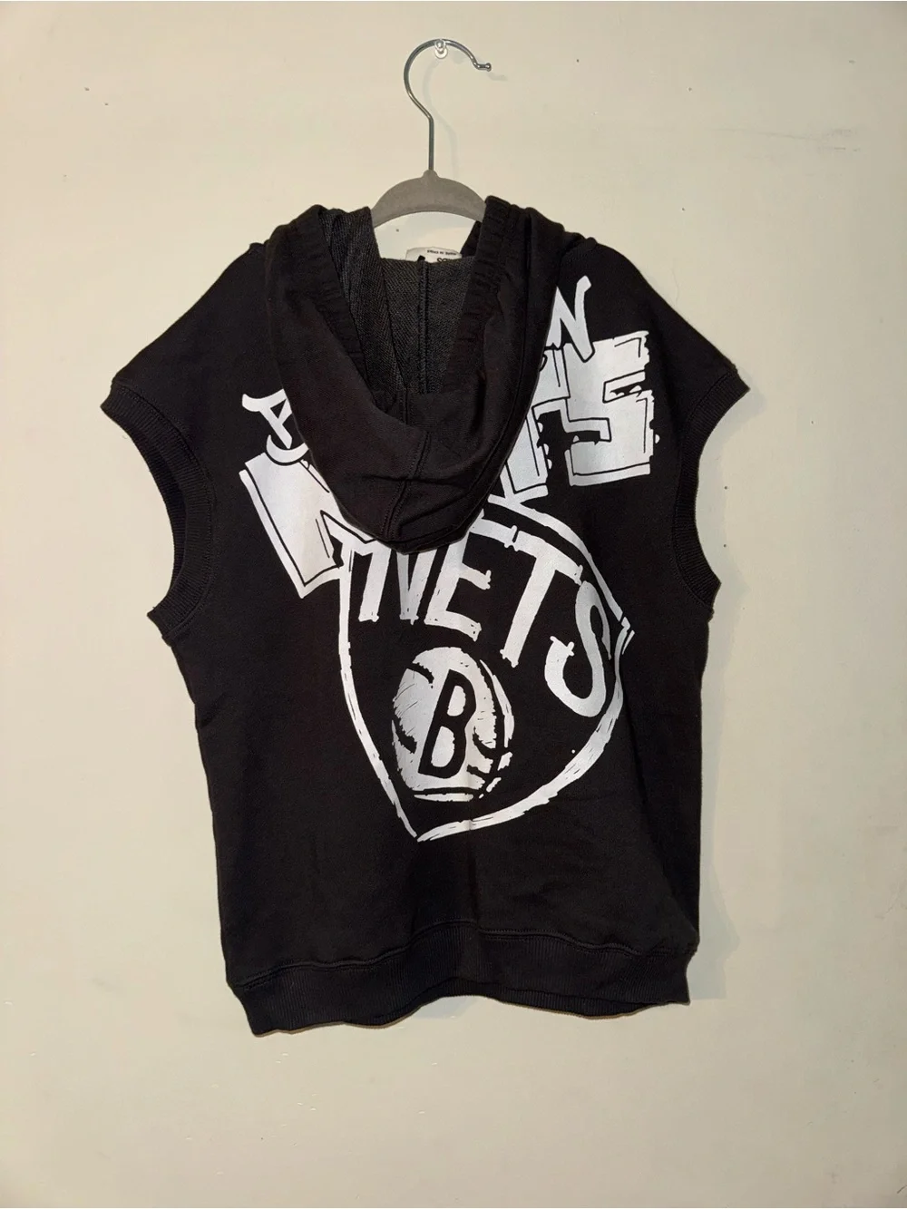 ‼️SALE‼️ Cotton NBA Brooklyn nets Sleeveless Hoodie